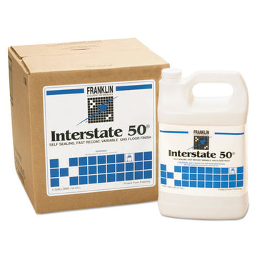 Franklin Cleaning Technology® Interstate 50 Floor Finish, 1gal Bottle, 4-carton freeshipping - TVN Wholesale